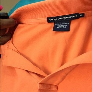 Extra large orange Ralph Lauren polo lady shirt